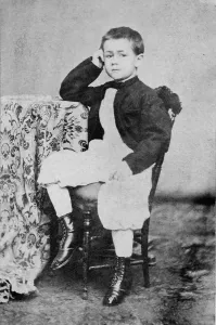 Herman Prints: Herman Hollerith (1860-1929), American inventor as a child. Ca. 1870