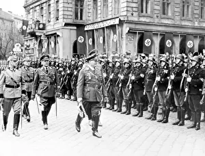 Austria Prints: Hermann Goering, (foreground, center)