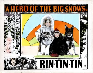 Rifle Prints: A HERO OF THE BIG SNOWS, from left, Alice Calhoun, Mary Jane Milliken, Rin Tin Tin, 1926