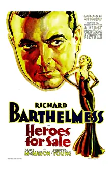 Head Prints: HEROES FOR SALE, from left: Richard Barthelmess, Loretta Young, 1933