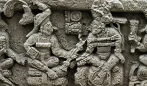 Pre Columbian Prints: Hieroglyphic Staircase. 8th c. HONDURAS