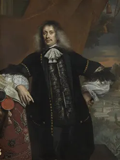 Ambassador Prints: Hieronymus van Beverningk, by Jan de Baen, 1670, Dutch painting, oil on canvas