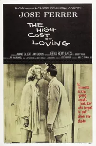 1958 Movies Prints: THE HIGH COST OF LOVING, US poster art, from left: Gena Rowlands, Jose Ferrer, 1958