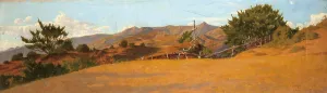 Idyllic Prints: High ground, by Odoardo Borrani