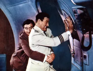 Gritting Teeth Prints: THE HIGH AND THE MIGHTY, Robert Newton, John Wayne, 1954