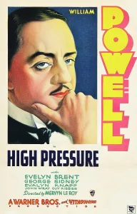 Hand To Chin Prints: HIGH PRESSURE, William Powell on US poster art, 1932