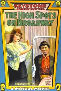 1900s Movies Prints: THE HIGH SPOTS ON BROADWAY, poster art, 1914