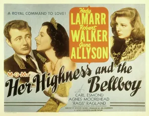 2007 Prints: HER HIGHNESS AND THE BELLBOY, Robert Walker, Hedy Lamarr, June Allyson, 1945