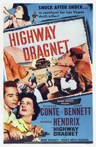 Police Prints: HIGHWAY DRAGNET, US poster art