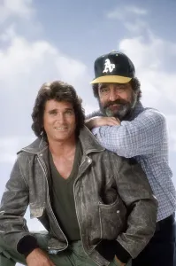 Michael Prints: HIGHWAY TO HEAVEN, from left, Michael Landon, Victor French, (1984), 1984-89