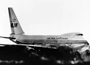 Airliners Prints: Hijacked Dutch Airliner in Tripoli