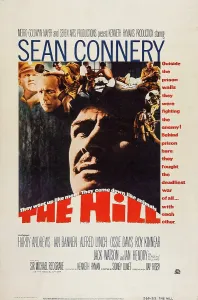 Connery Prints: THE HILL, US poster, Sean Connery (front), 1965