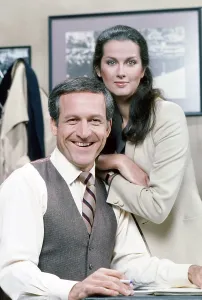 Daniel J Prints: HILL STREET BLUES, from left: Daniel J. Travanti, Veronica Hamel, (1984), 1981-1987