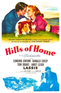 Lying Down Prints: HILLS OF HOME, US poster, top from left: Tom Drake