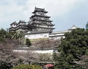 Nippon Prints: Himeji Castle or White Heron Castle