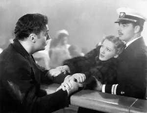 Ships Captain Prints: HISTORY IS MADE AT NIGHT, from left: Charles Boyer, Jean Arthur, John Marston, 1937