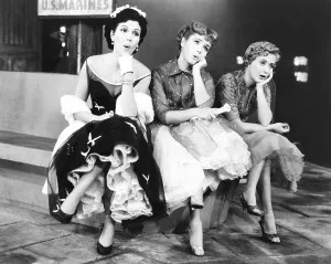 Debbie Prints: HIT THE DECK, from left: Ann Miller, Debbie Reynolds, Jane Powell, 1955