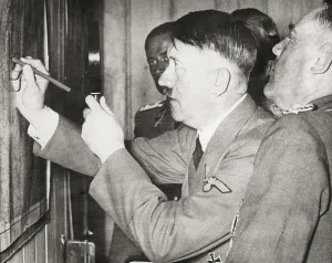 Adolf 1889 1945 Prints: HITLER, Adolf (1889-1945). Hitler with the General Staff planing movements of the troops