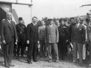Axis Prints: Hitler and Mussolini during visit to Venice