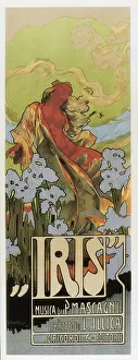 1898 Prints: HOHENSTEIN, Adolf (1854-1928). Iris