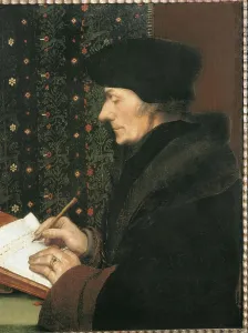 Desiderius Erasmus Roterdamus 1469 1539 Prints: HOLBEIN, Hans, 'the Younger' (1497-1547)