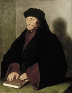 Desiderius Erasmus Roterdamus 1469 1539 Prints: HOLBEIN, Hans, 'the Younger' (1497-1547); Erasmus