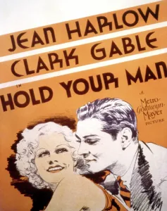 Harlow Prints: HOLD YOUR MAN, Jean Harlow, Clark Gable, 1933
