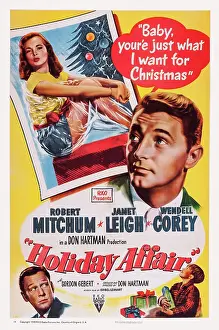 Christmas Tree Prints: HOLIDAY AFFAIR, US poster art, Janet Leigh