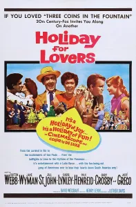 Gary Prints: HOLIDAY FOR LOVERS, US poster, from left: Nico Minardos, Jill St