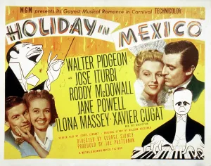Walter Prints: HOLIDAY IN MEXICO, Roddy McDowall, Jane Powell, Ilona Massey, Walter Pidgeon, 1946