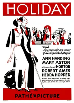 Images Dated 26th October 2009: HOLIDAY, poster art, 1930