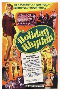 Street Prints: HOLIDAY RHYTHM, US poster, Mary Beth Hughes (top left)