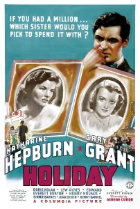 Picture Frame Prints: HOLIDAY, top right: Cary Grant, bottom from left: Katharine Hepburn, Doris Nolan, 1938
