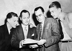Testifying Prints: Hollywood actors are friendly witnesses at the House Un-American Activities Committee (HUAC)