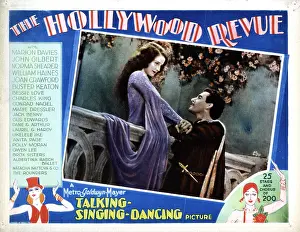 Gilbert Prints: THE HOLLYWOOD REVUE OF 1929, from left, Norma Shearer, John Gilbert, 1929