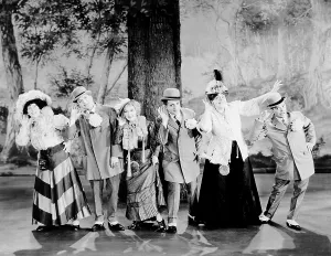 Moran Prints: HOLLYWOOD REVUE OF 1929, from left