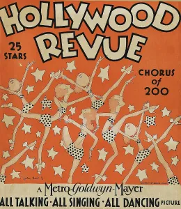 Stars Prints: THE HOLLYWOOD REVUE OF 1929, window card, 1929