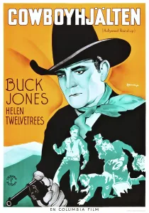 Images Dated 6th November 2013: HOLLYWOOD ROUND-UP, (aka COWBOYHJALTEN), Buck Jones on Swedish poster art, 1937