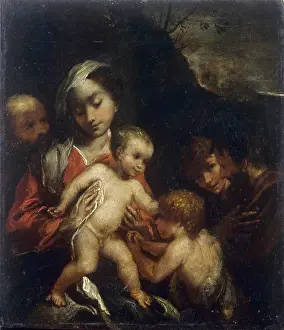 Playing Prints: Holy Family with Child Saint John (Sacra Famiglia con San Giovannino)