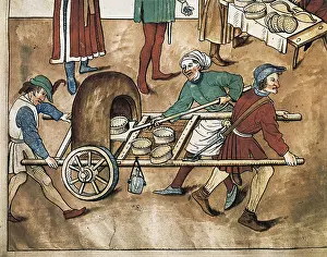 Oven Prints: Holy Roman Empire. Sigismund I receiving the hommage of the subjugated people
