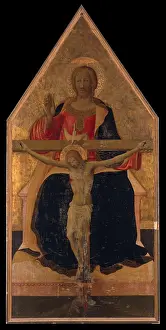 Crucifix Prints: Holy Trinity, Master of 1419, 15th Century
