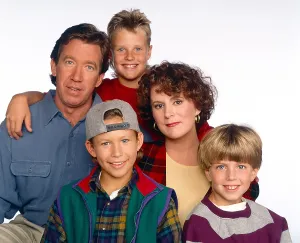 Family Prints: HOME IMPROVEMENT, from left: Tim Allen