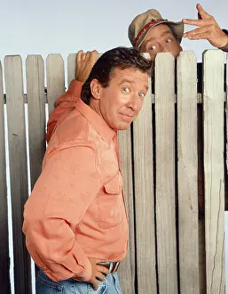 Earl Prints: HOME IMPROVEMENT, Tim Allen, Earl Hindman (behind fence), (1992), 1991-99