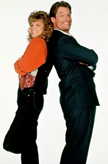 Connie Prints: ALMOST HOME, from left, Connie Ray, Perry King, 1993