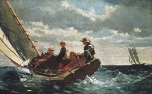 Realistic Prints: HOMER, Winslow (1830-1910). Breezing up (A Fair Wind)