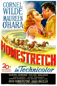 Horse Race Prints: THE HOMESTRETCH, US poster, from left: Maureen O'Hara