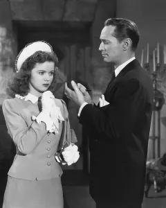 Franchot Prints: HONEYMOON, from left: Shirley Temple, Franchot Tone, 1947