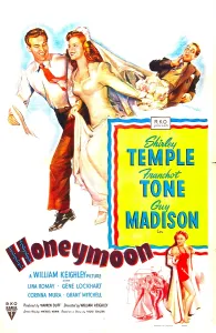 Mexico Prints: HONEYMOON, US poster, top from left: Guy Madison