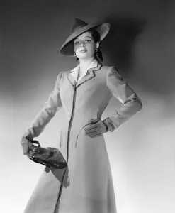 Handbag Prints: HONEYMOON FOR THREE, Ann Sheridan in coat designed by Orry Kelly, 1941