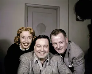 Carney Prints: THE HONEYMOONERS, from left: Audrey Meadows, Jackie Gleason, Art Carney, 1955-56